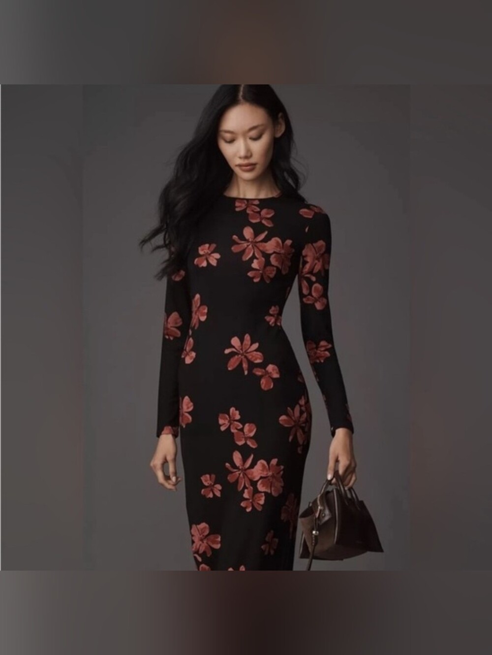 Tommie Long Sleeve Jersey Dress
Reformation.